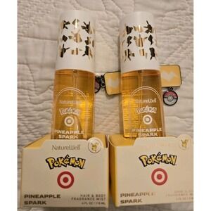 NatureWell Pokemon X Target Collab Pineapple Spark Hair Body Fragrance Mist (2)